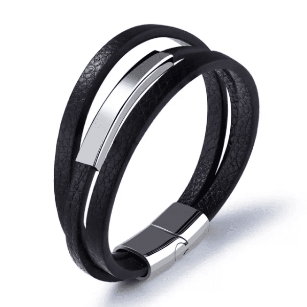 Multi-layered Leather Bracelet