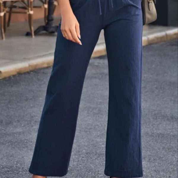 Claire High Waist Blue Pants