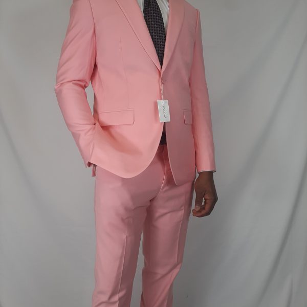 Ross Plain 2 Piece Pink Suit