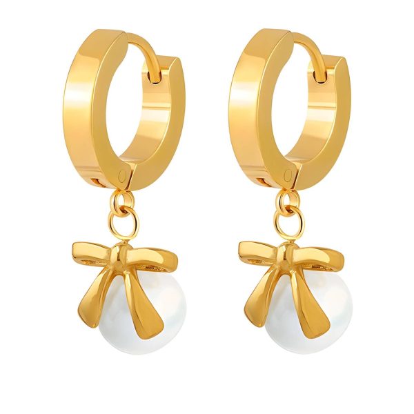 Gem Earrings 18K Gold Plated