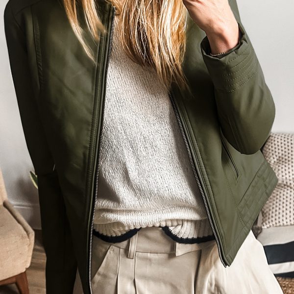 Classic Brown Moto Jacket