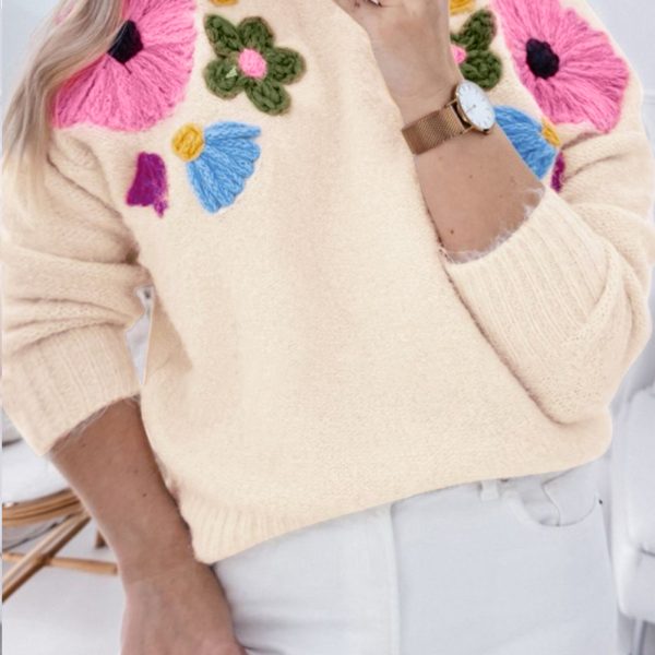 Blossom Garden Knitted Sweater