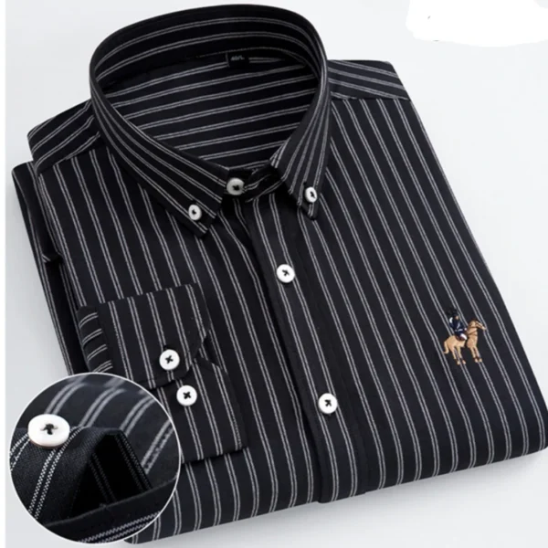 Sam Black Stripped Shirt
