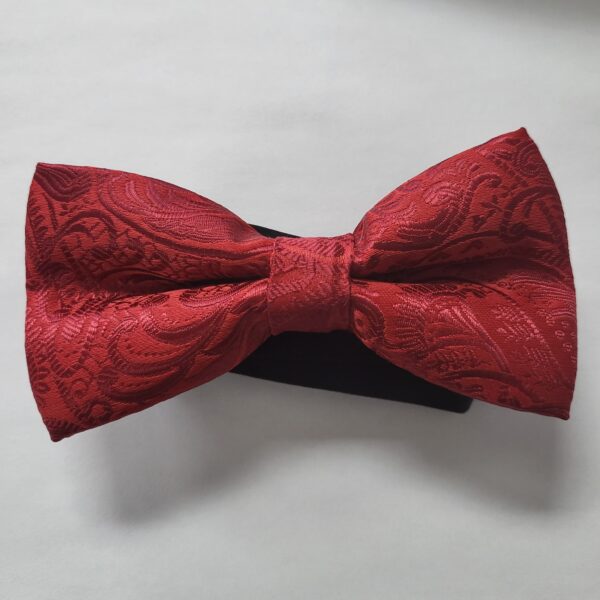 Red Floral Bow Tie